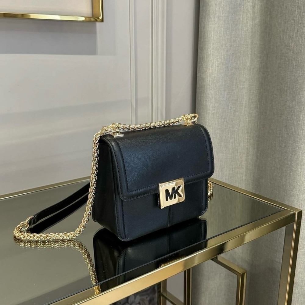 MICHAEL KORS Handbag Leather Shoulder Crossbody Bag Chain - Picture 12 of 15